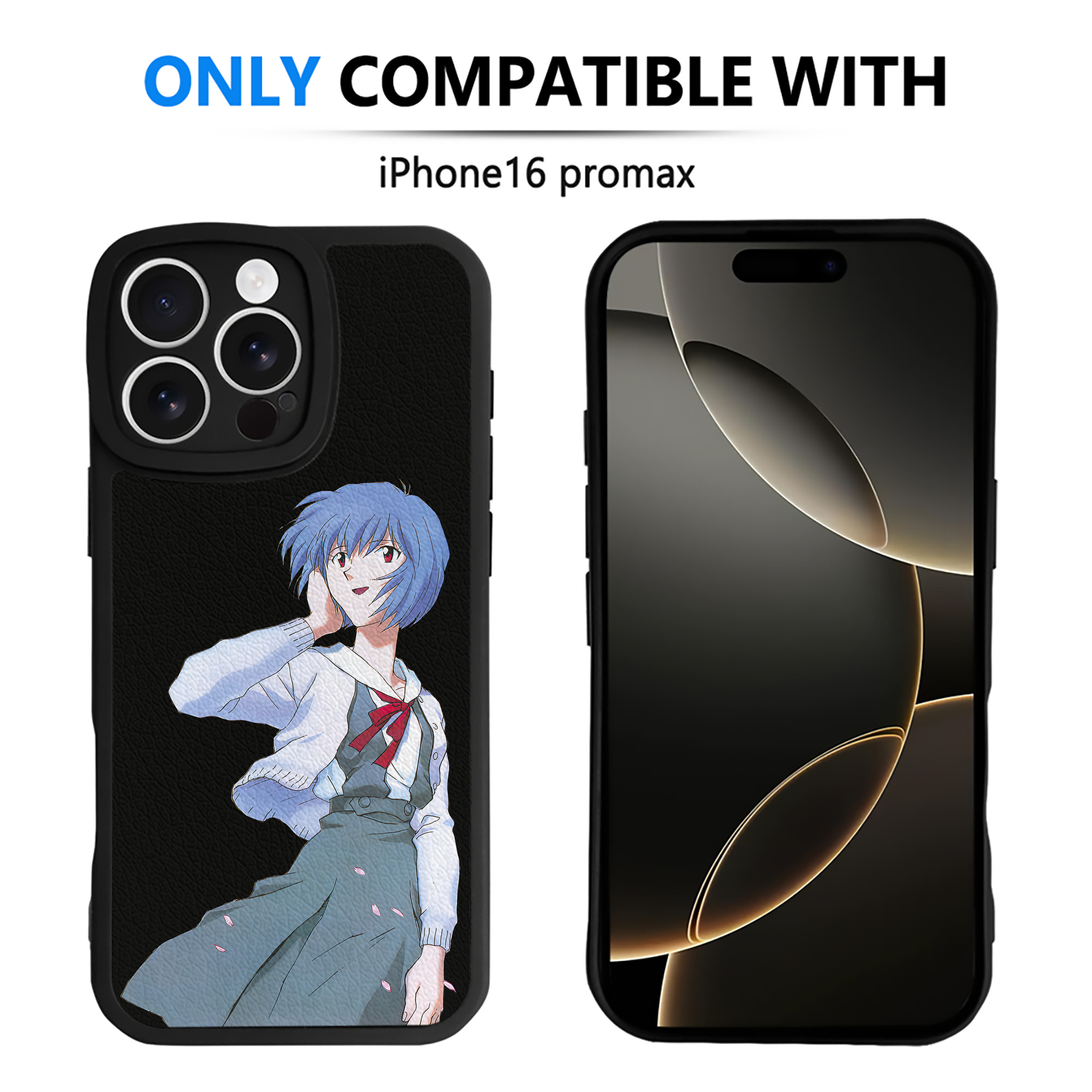 （画像用） EVA 新世紀エヴァンゲリオン 【iPhone 16シリーズ対応】シリコンスマホケース（レザー調） 材質：シリコン